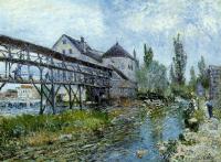 Sisley, Alfred - Provencher's Mill at Moret